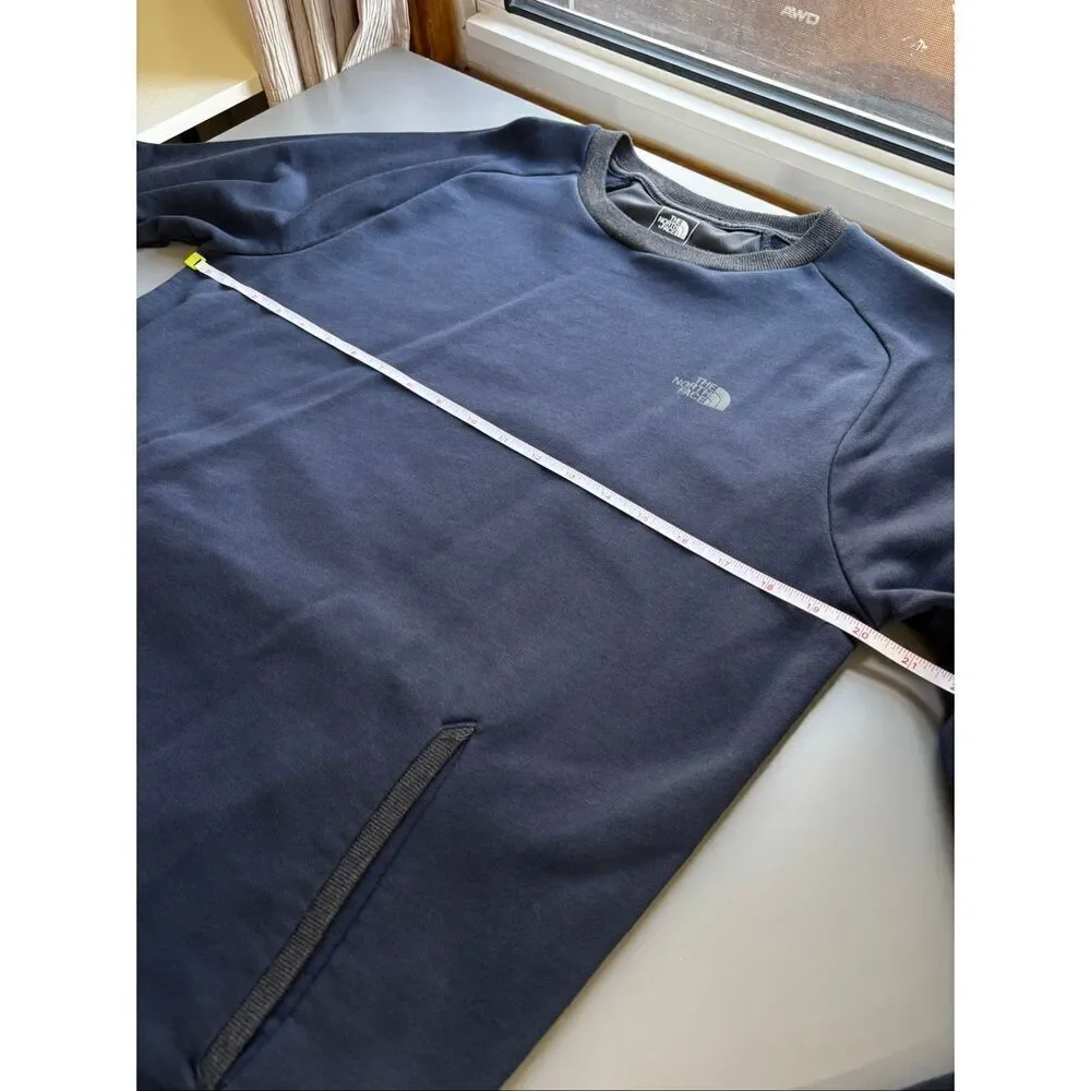 The North Face Crewneck Wicker FlashDry Long Sleeve blue Sweatshirt M